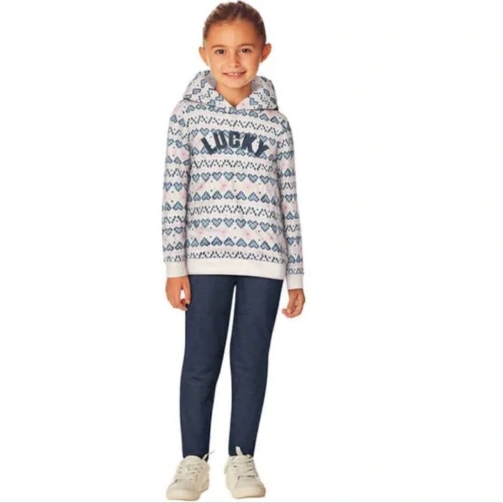 Lucky Brand Girls 2-piece Fleece Set
